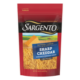 Sargento® Natural Sharp Cheddar Shredded Cheese, Fine Cut, 16 oz